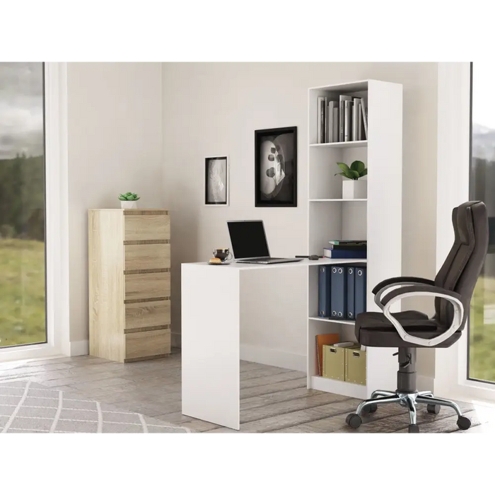 Topeshop R50 BIEL Z BIURKIEM computer desk White - Modern desksBIR-NOW<<<DesksBIR<<<ActionPL