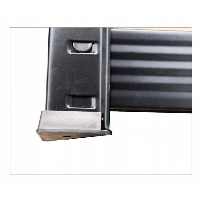Topeshop REGAŁ P9030 CZARNY garden tool storage rack Freestanding Galvanized steel MDF - Metal