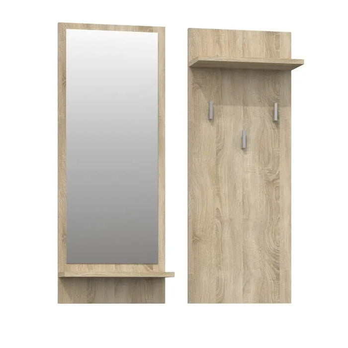 Topeshop RIVA WIESZAK SONOMA clothing hanger Oak - Hanging hangersWIE-WIS<<<HangersWIE<<<ActionPL