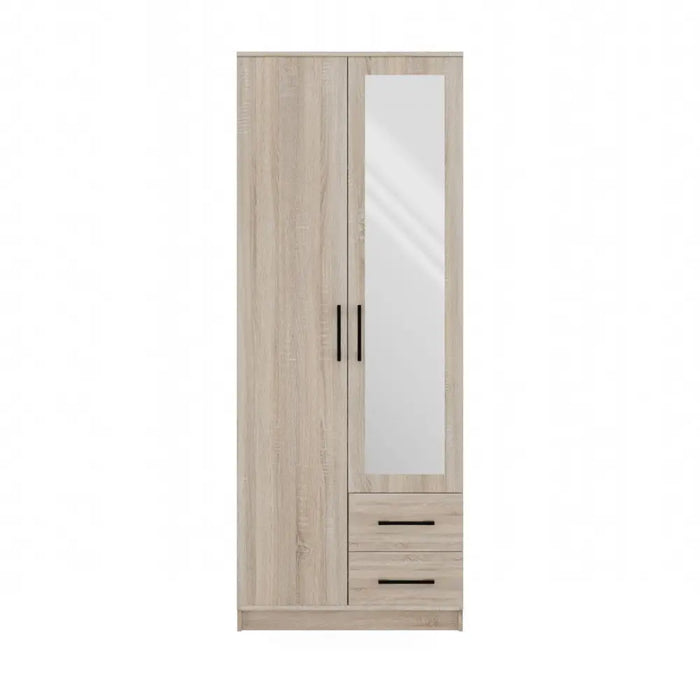Topeshop ROMANA 80 SON L bedroom wardrobe/closet 5 shelves 2 door(s) Oak - Openable