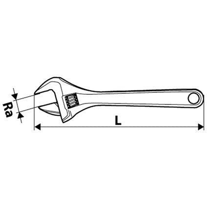WRENCH 200 MM TOPEX