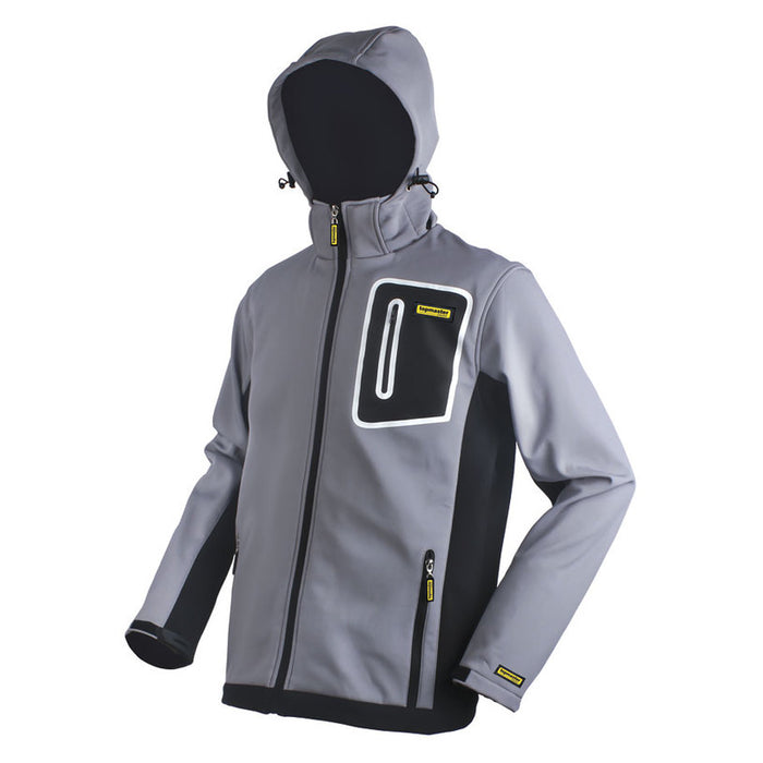 TOPMASTER SOFTSHELL JACKET WITH HOOD SIZE L