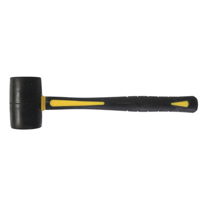 TOPMASTER FIBERGLASS HANDLE RUBBER HAMMER