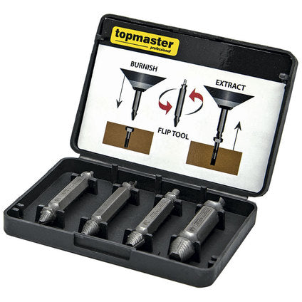 SET OF EXTRACTORS 4 PCS. TOPMASTER