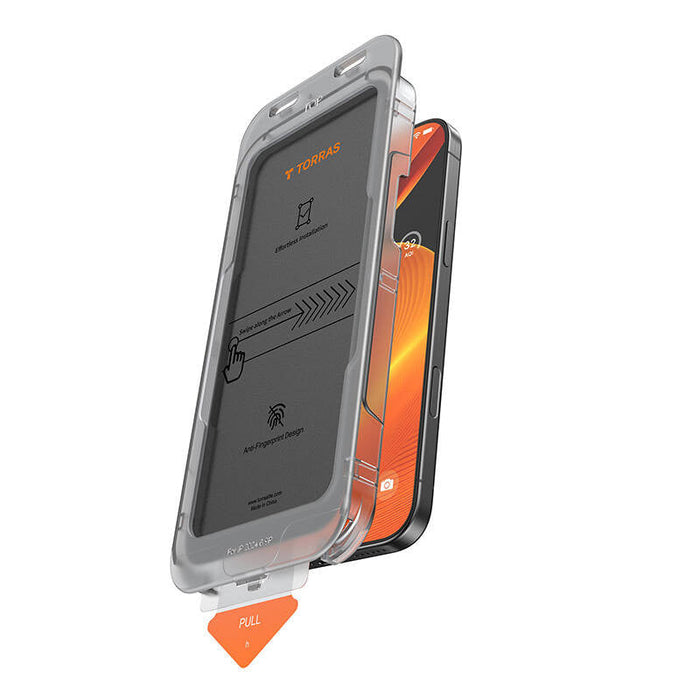 Torras Install Master Privacy Glass for iPhone 16 - For smartphones<<<Tempered glass and screen protectors<<<GSM