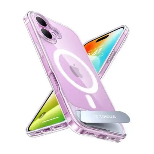 Torras Pstand Series Case for iPhone 16 Plus (transparent) - Protective cases for smartphones<<<Cases<<<GSM