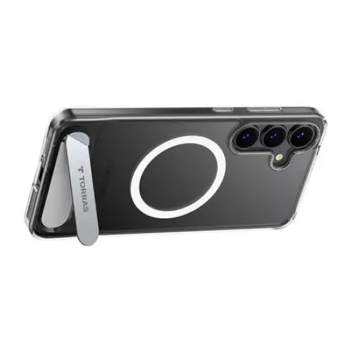 Torras Pstand Series phone case for Samsung S25+ (transparent) - Protective cases for smartphones<<<Cases<<<GSM