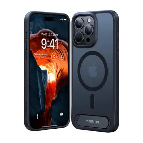 Torras UPRO Pstand Case for iPhone 15 Pro Max (black) - Protective cases for smartphones<<<Cases<<<GSM