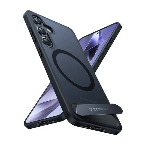 Torras UPRO Pstand case for Samsung S24 (black) - Protective cases for smartphones<<<Cases<<<GSM Accessories<<<InnproXML