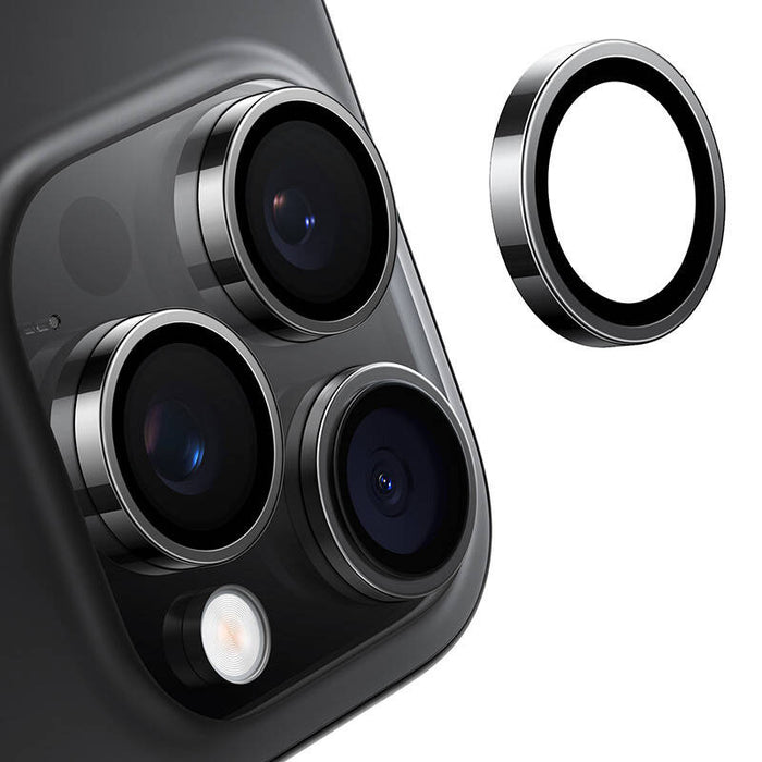 Lensguard Camera Glass for iPhone 16/16 Plus (Black)