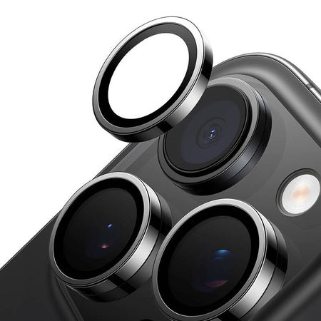 Lensguard Camera Glass for iPhone 16/16 Plus (Black)