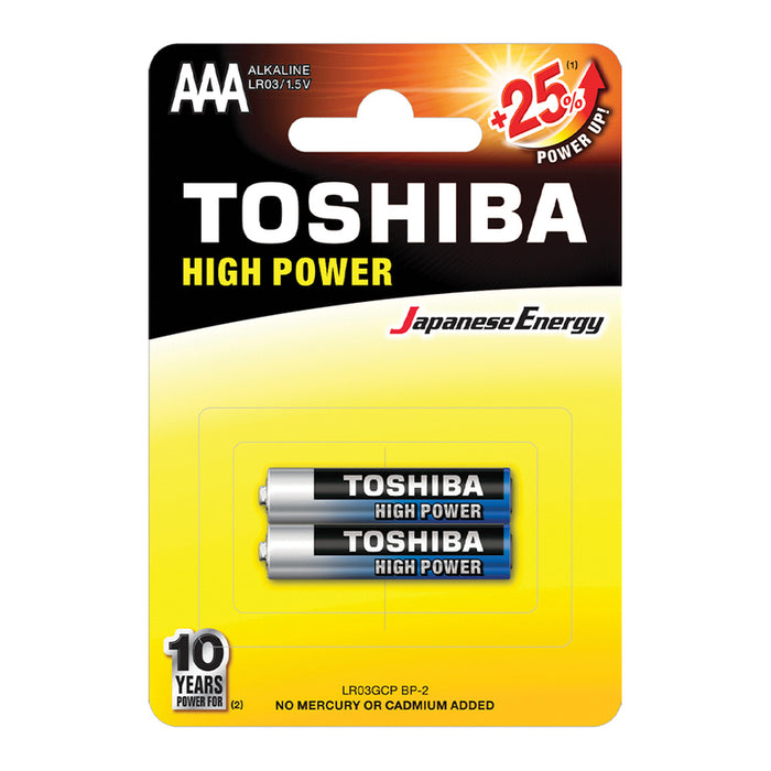 BATTERIES TOSHIBA AAA LR03