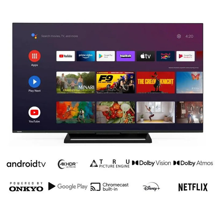 TV Toshiba 65UA3E63DG ANDROID SMART , 164 cm, 3840x2160 UHD-4K , 65 inch, Android , LED , Smart TV