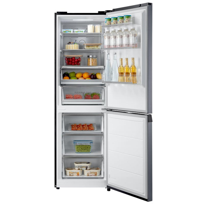 Toshiba GR-RB449WE-PMJ(06) Refrigerator Freezer, 338 l, E, Morandi Grey, No Frost