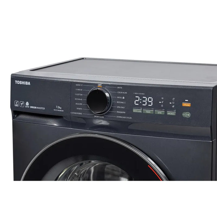 Washing machine Toshiba TW-T21BU80UWBK(MG), 1200 rpm, 7.00 kg, A, Inox