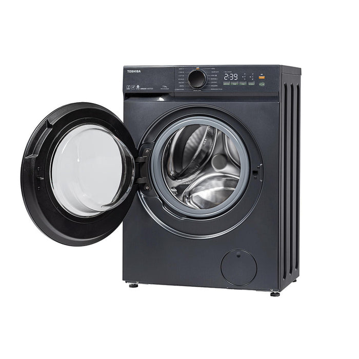 Washing machine Toshiba TW-T21BU80UWBK(MG), 1200 rpm, 7.00 kg, A, Inox