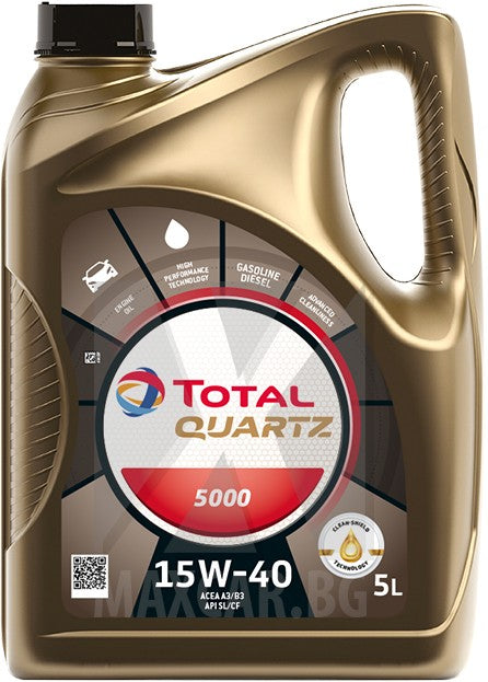 TOTAL QUARTZ 5000 15W-40 5L