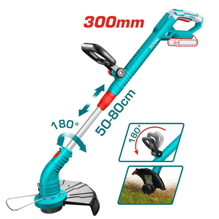 BATTERY TRIMMER TOTAL 20V 2.0AH