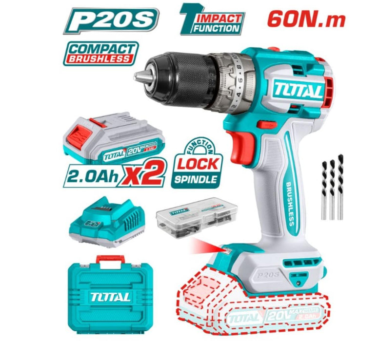 BATTERY SCREWDRIVER 20 V TOTAL