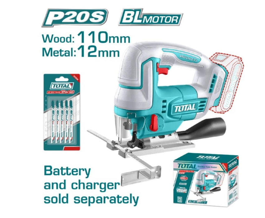 CORDLESS JIGSAW 20V,BODY TOTAL