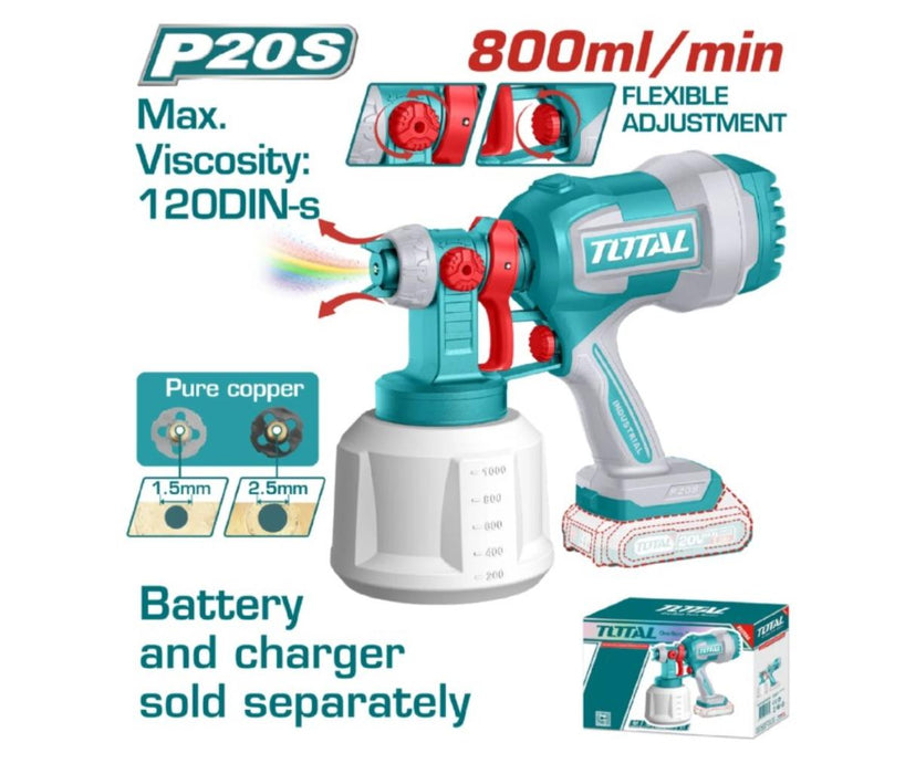 TOTAL CORDLESS PAINT GUN