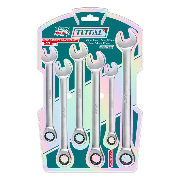 RATCHET WRENCH SET 6PCS TOTAL