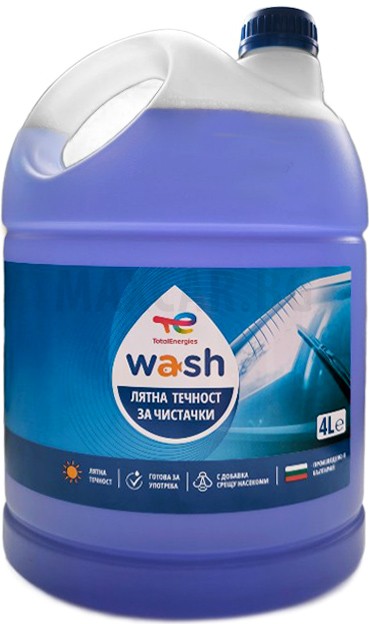 TOTAL WASH SUMMER 4L Лятна течност за чистачки