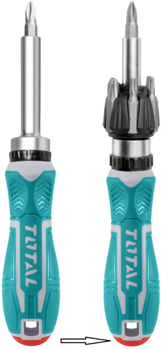 SCREWDRIVER SET WITH 8 TOTAL BITS