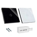 Touch Changeover Switch Light Switch Cross Switch Wall Switch Stair Switch with Color Change LED Backlight Recessed