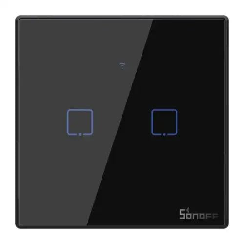 Touch light switch WiFi + RF 433 Sonoff T3 EU TX (2-channel) - Switches<<<Control devices<<<Smart Home<<<InnproXML