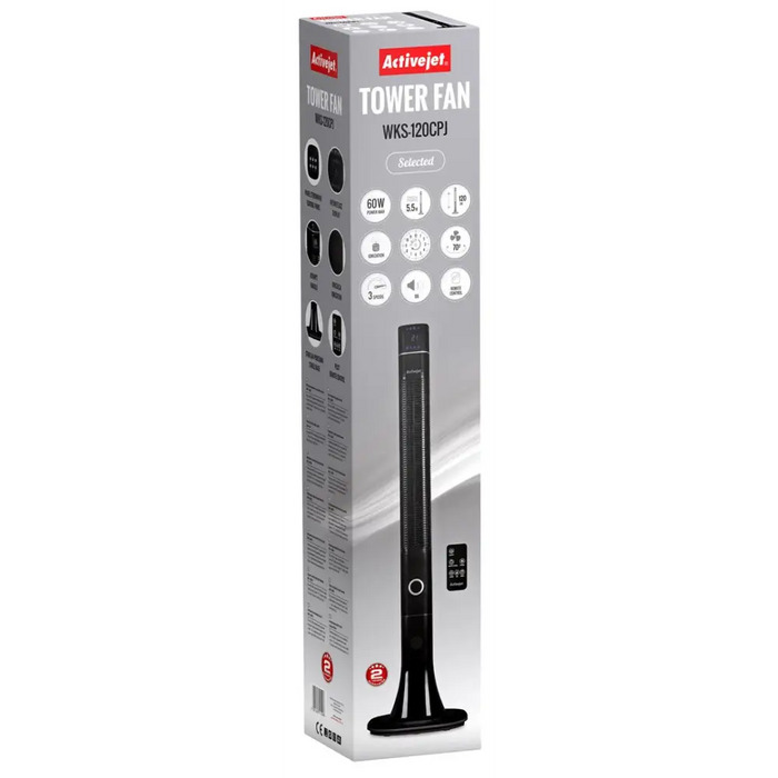 Tower Fan Activejet Selected WKS-120CPJ - FansAGD-WEN<<<Home Appliance - ProductsAGD<<<ActionPL