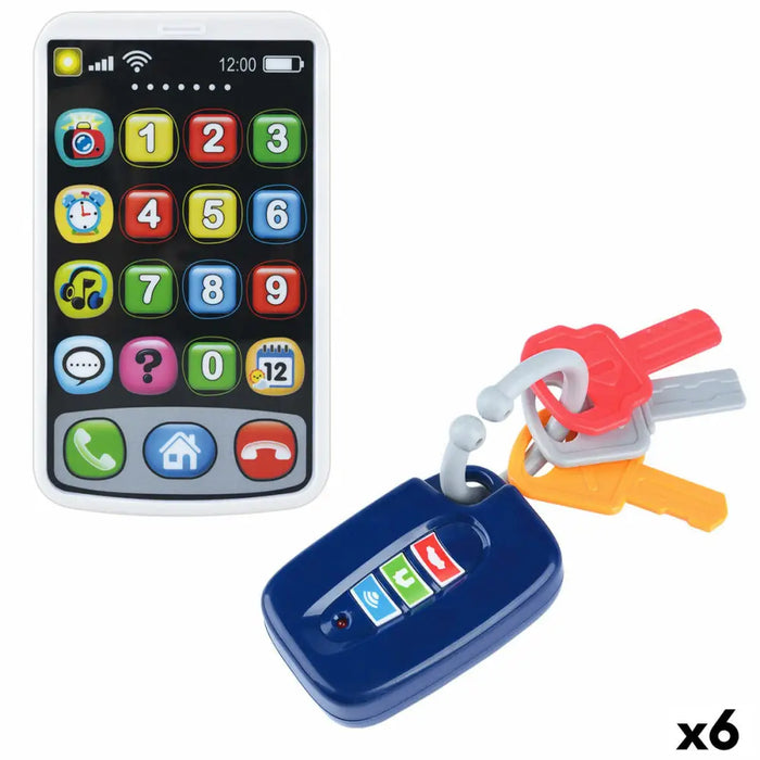 Toy telephone PlayGo 7 X 11 X 2 CM (6 Units) - Електроника I Образователна Роботика<<<Компютри|