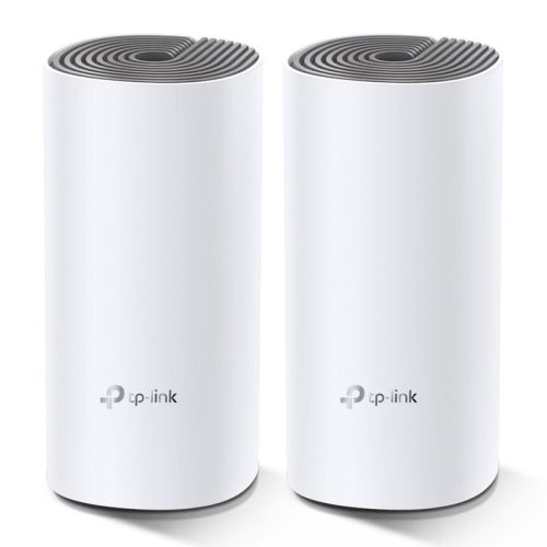 TP-LINK Router Deco E4 (2pcs) AC1200 Wireless 802.11ac/1167Mbps LAN/WAN White EU