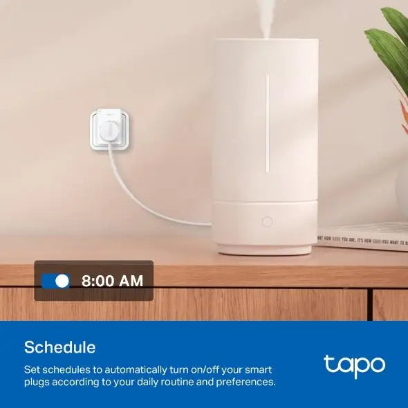TP LINK TAPO P100 Smart Socket 10A 2300W 2.4Ghz Schedule Setting Timer - Смарт контакти<<<Продукти за