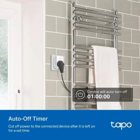 TP LINK TAPO P100 Smart Socket 10A 2300W 2.4Ghz Schedule Setting Timer - Смарт контакти<<<Продукти за