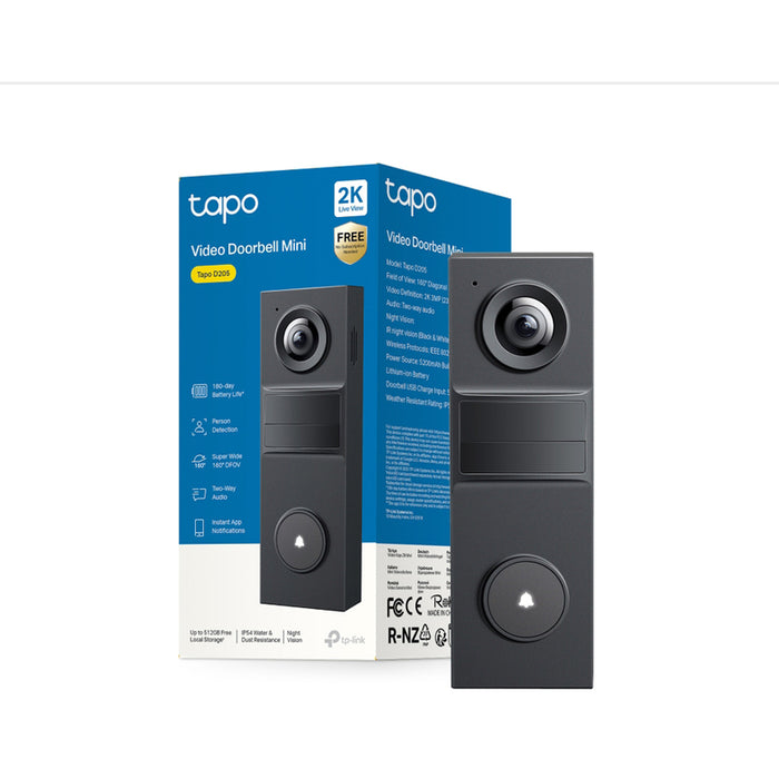 SMART DOORBELL TP-LINK TAPO D205