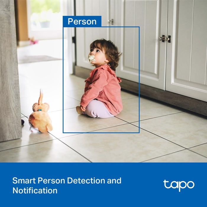 TP LINK Wi-Fi C206 surveillance camera, outdoor and indoor use, Pan/Tilt, microSD, Water and Dust Resistance