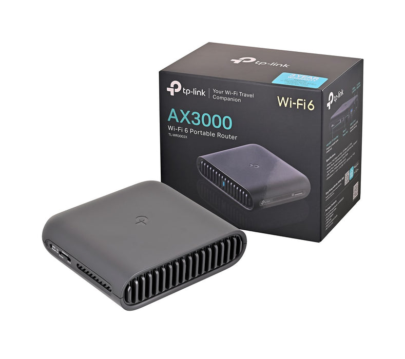 TP-Link TL-WR3002X wireless router Gigabit Ethernet Dual-band (2.4 GHz / 5 GHz) Black