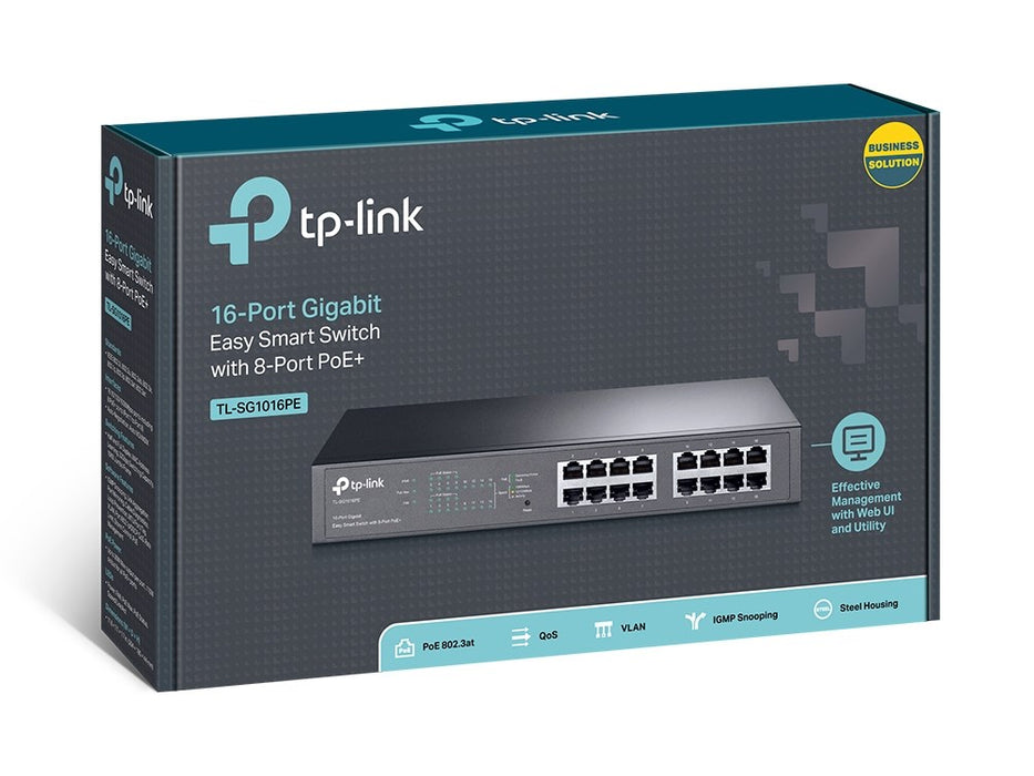 Cabinet Switch TP-Link TL-SG1016PE          16 x RJ45