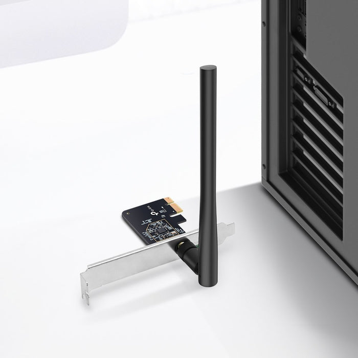 TP-Link Adapter Archer T2E AC600 Wireless PCIe, 600Mbps, 802.11ac, Black EU