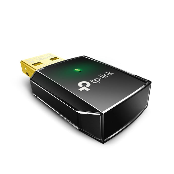 Wireless adapter TP-LINK Archer T2U, AC600, Dual band, USB, built-in antenna