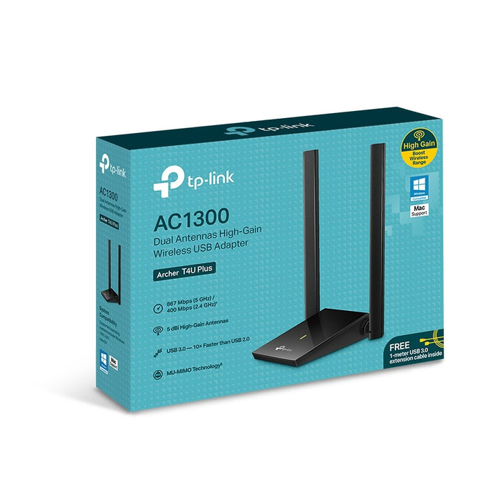 Router TP-Link Archer T4U Plus Black USB 1300 Mbps