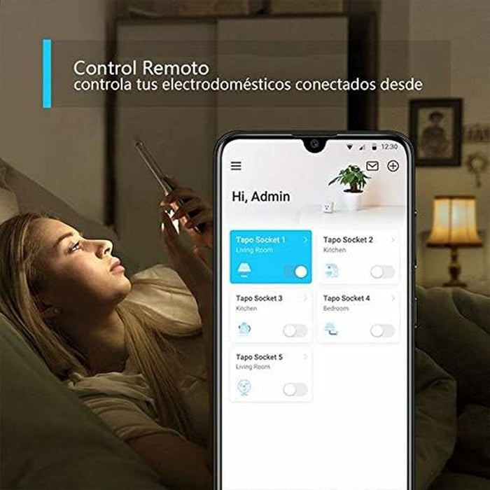 Smart Plug TP-Link P100 Wi-Fi 220 V 220-240 V 13 A 10 A White (2 Units)