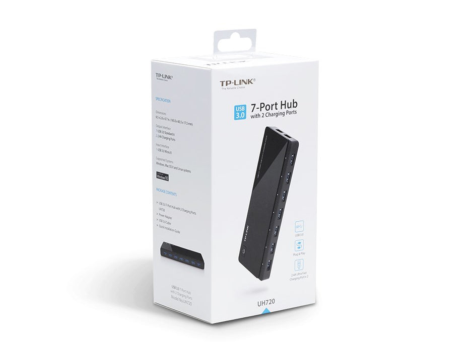 TP-Link UH720 USB 3.2 Gen 1 (3.1 Gen 1) Micro-B 5000 Mbit/s Black