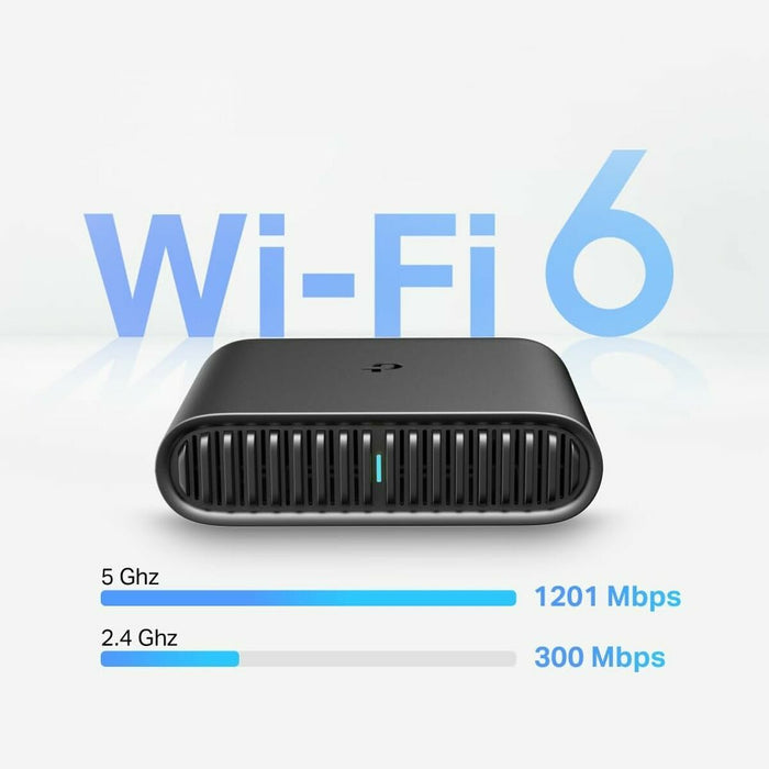 Router TP-Link TL-WR1502X Black USB 2.0 Ethernet LAN 2 Wi-Fi 6 GHz