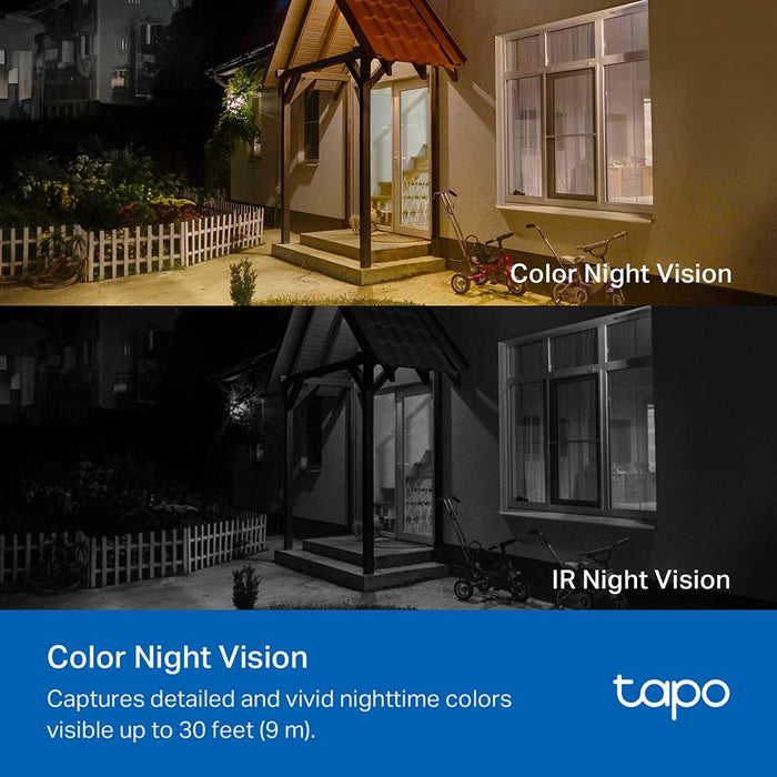 TP-Link Tapo C410 WiFi Security Camera, Outdoor/Indoor Installation - 2 Pieces