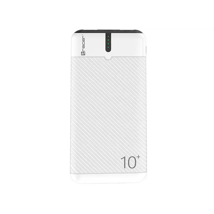Tracer External battery EnerGo 10000mAh white/black - Преносими батерии<<<Батерии<<<Аксесоари<<<MediaTrade