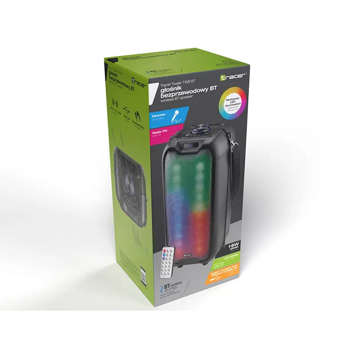 TRACER Speaker Tower LED TWS BT - Преносими колони<<<Мултимедия<<<MediaTrade