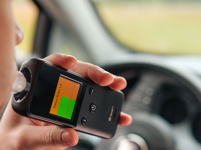 Tracer BreathEZ-2B Semiconductor Breathalyser, Black