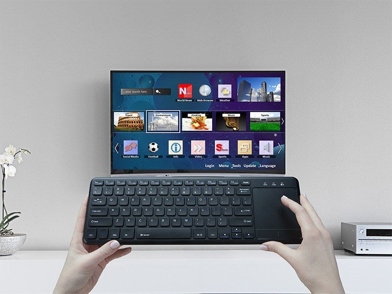 Keyboard with Touchpad Tracer TRAKLA46367 Black